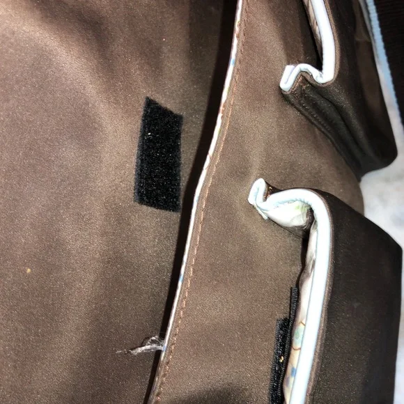 Caden Lane Baby Satchel Bag Brown/Blue XL - Picture 10 of 16